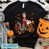 Spooky Nurse Life - Personalized Custom T-shirt - Nurse&#39;s Day, Halloween, Appreciation Gift For Nurse