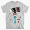 Leopard Nurse - Personalized Custom T-shirt - Nurse&#39;s Day, Appreciation Gift For Nurse