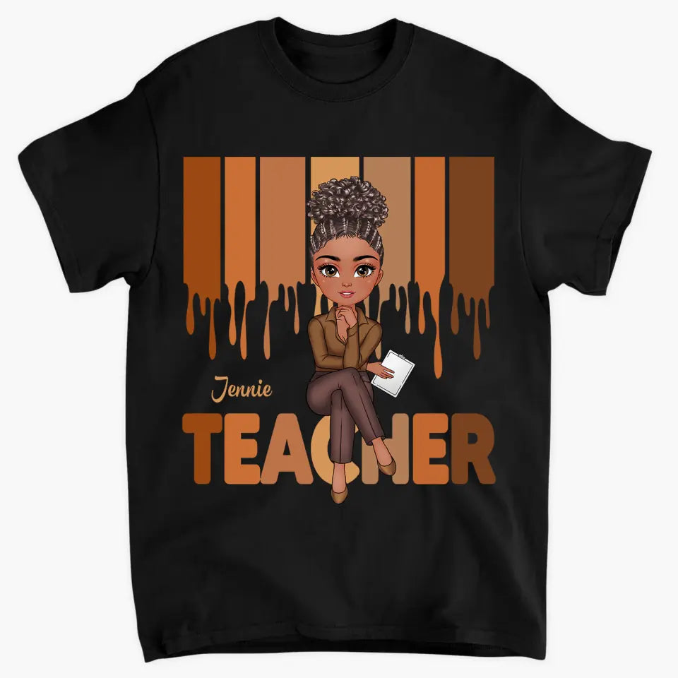 Love Teacher Life - Personalized Custom T-shirt - Teacher's Day, Appreciation Gift For Teacher