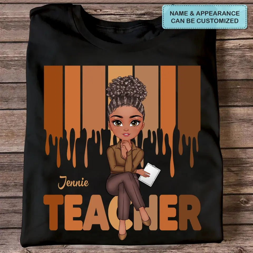 Love Teacher Life - Personalized Custom T-shirt - Teacher's Day, Appreciation Gift For Teacher