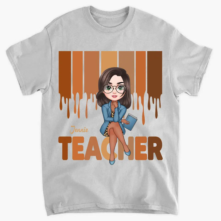 Love Teacher Life - Personalized Custom T-shirt - Teacher's Day, Appreciation Gift For Teacher