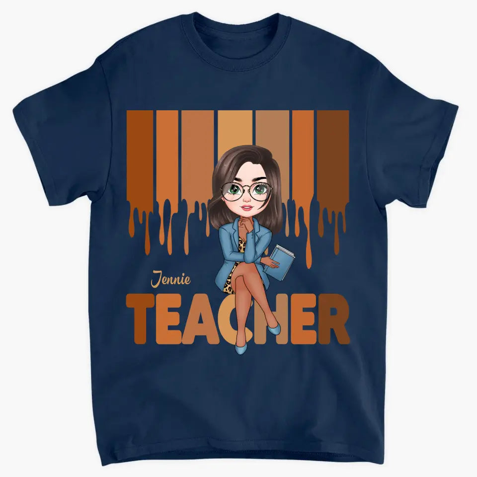 Love Teacher Life - Personalized Custom T-shirt - Teacher's Day, Appreciation Gift For Teacher