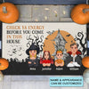 Check Ya Energy Before You Come In This House Halloween Ver - Personalized Custom Doormat - Halloween Gift For Family
