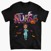 Nurse Spooky Season - Personalized Custom T-shirt - Halloween, Nurse&#39;s Day, Appreciation Gift For Nurse