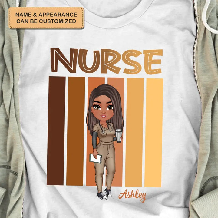 Love Nurse Life V2 - Personalized Custom T-shirt - Nurse's Day, Appreciation Gift For Nurse