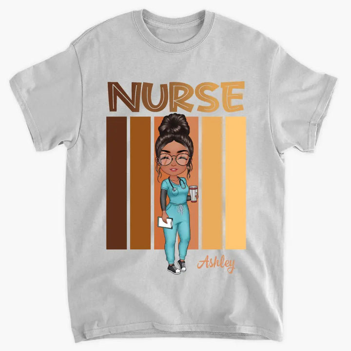 Love Nurse Life V2 - Personalized Custom T-shirt - Nurse's Day, Appreciation Gift For Nurse