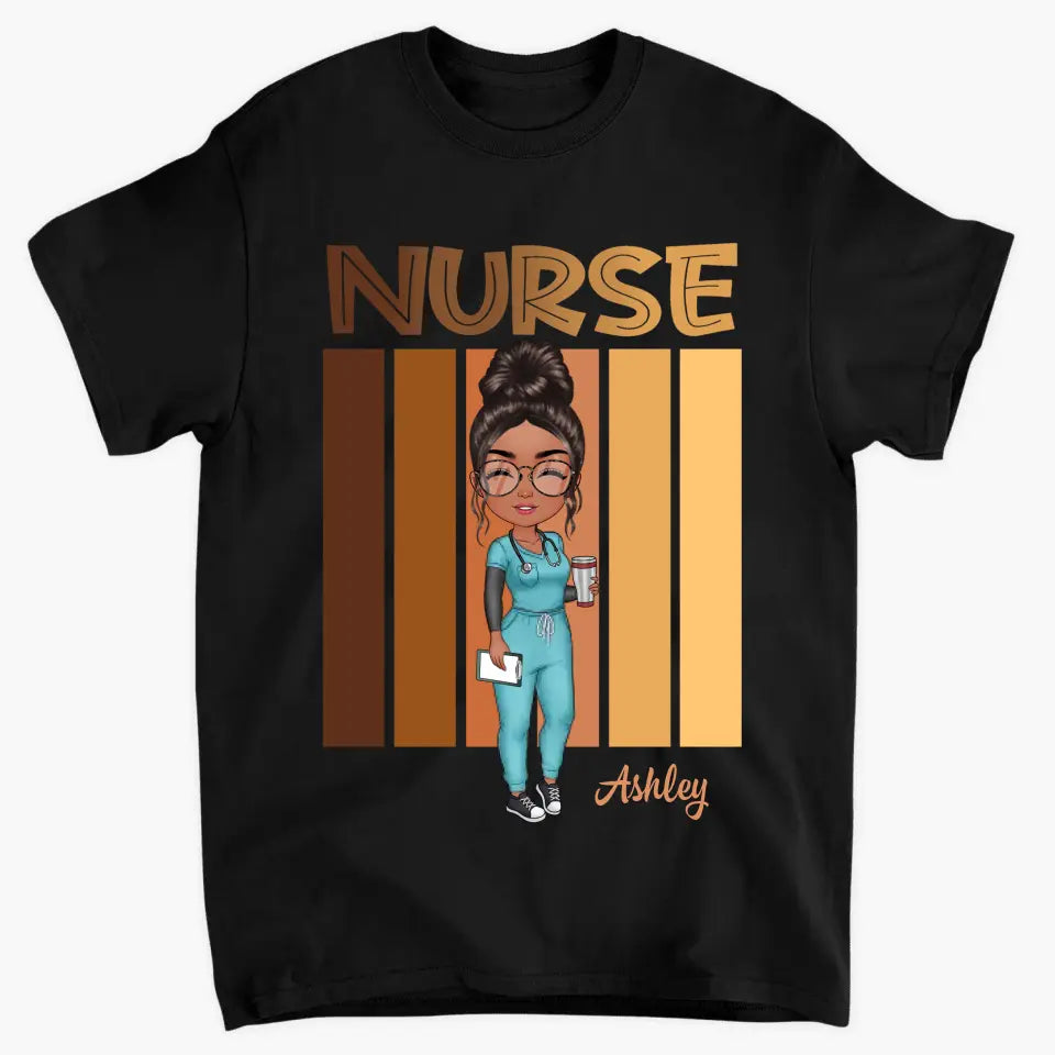 Love Nurse Life V2 - Personalized Custom T-shirt - Nurse's Day, Appreciation Gift For Nurse