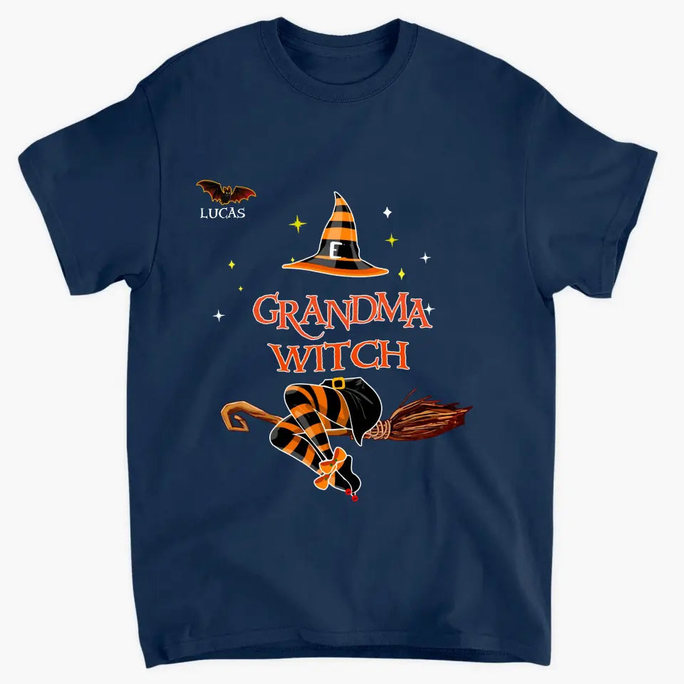 Nana Witch - Personalized Custom T-shirt - Halloween, Mother's Day Gift For Grandma, Mom, Family Members