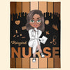 Love Nurse Life V2 - Personalized Custom Blanket - Nurse&#39;s Day, Appreciation Gift For Nurse