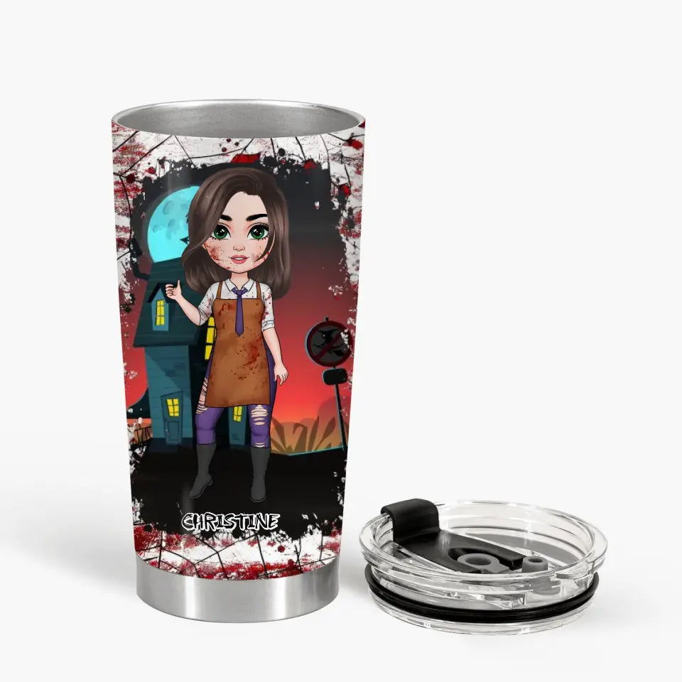 Move Over Hot Girl Summer - Personalized Custom Tumbler - Halloween Gift For Friends, Besties