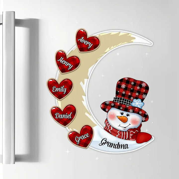 Christmas Grandma's Sweethearts - Personalized Custom Decal - Christmas Gift For Grandma, Mother