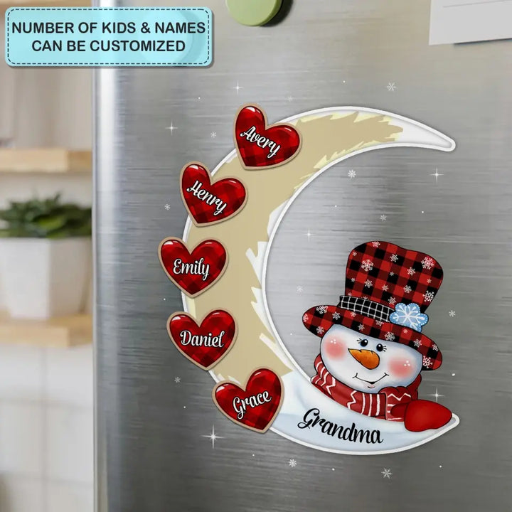 Christmas Grandma's Sweethearts - Personalized Custom Decal - Christmas Gift For Grandma, Mother