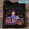 Nurse Spooky Season Witch - Personalized Custom T-shirt - Halloween, Nurse&#39;s Day, Appreciation Gift For Nurse