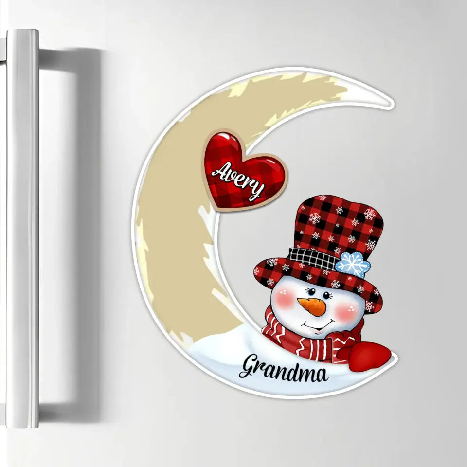 Christmas Grandma's Sweethearts - Personalized Custom Decal - Christmas Gift For Grandma, Mother