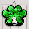 Mommy Of Little Monsters - Personalized Custom Door Sign - Halloween Gift For Cat Lover, Cat Dad, Cat Mom, Dog Lover, Dog Mom, Dog Dad, Pet Lover, Pet Parents