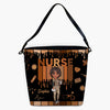 Love Nurse Life V2 - Personalized Custom Leather Tote Bag - Nurse&#39;s Day, Appreciation Gift For Nurse