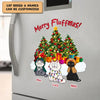 Merry Fluffmas - Personalized Custom Decal - Christmas Gift For Cat Mom, Cat Dad, Cat Lover, Cat Owner