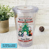 Meowy Christmas - Personalized Custom Acrylic Tumbler - Christmas Gift For Cat Lover, Cat Mom, Cat Dad, Cat Owner