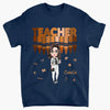 Love Teacher Life - Personalized Custom T-shirt - Teacher&#39;s Day, Appreciation Gift For Teacher