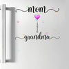First Mom Now Grandma Balloon Heart - Personalized Custom Decal - Gift For Grandma, Mom