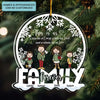 This Is Us - Personalized Custom Mica Ornament - Christmas Gift For Family Members