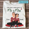 Together Since - Personalized Custom T-shirt - Christmas Gift For Couple, Wife, Husband