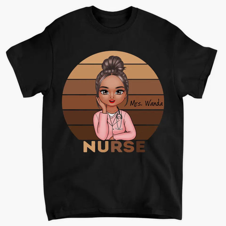 Nurse Life - Personalized Custom T-shirt - Nurse's Day, Appreciation Gift For Nurse