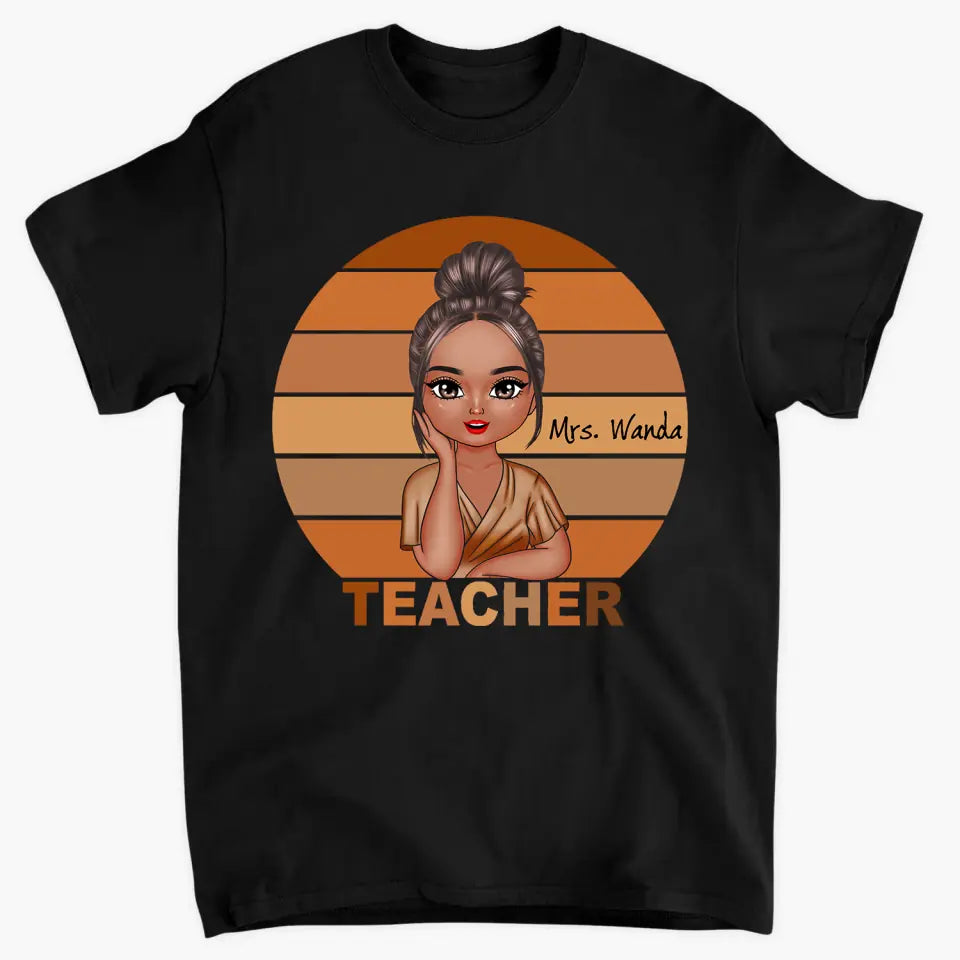 Teacher Life - Personalized Custom T-shirt - Teacher's Day, Appreciation Gift For Teacher