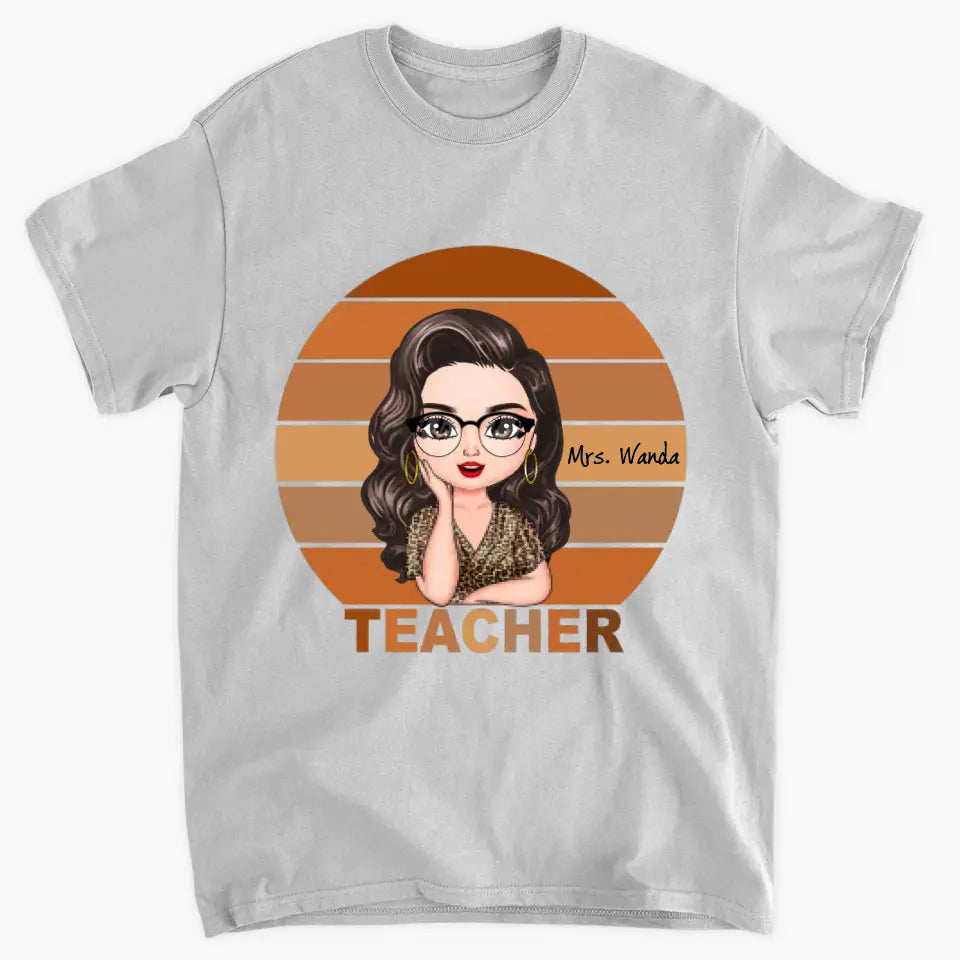 Teacher Life - Personalized Custom T-shirt - Teacher's Day, Appreciation Gift For Teacher