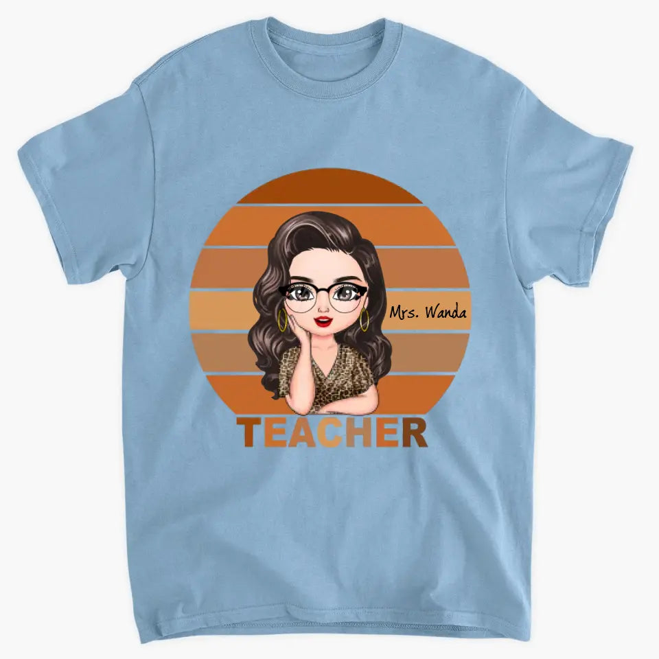 Teacher Life - Personalized Custom T-shirt - Teacher's Day, Appreciation Gift For Teacher