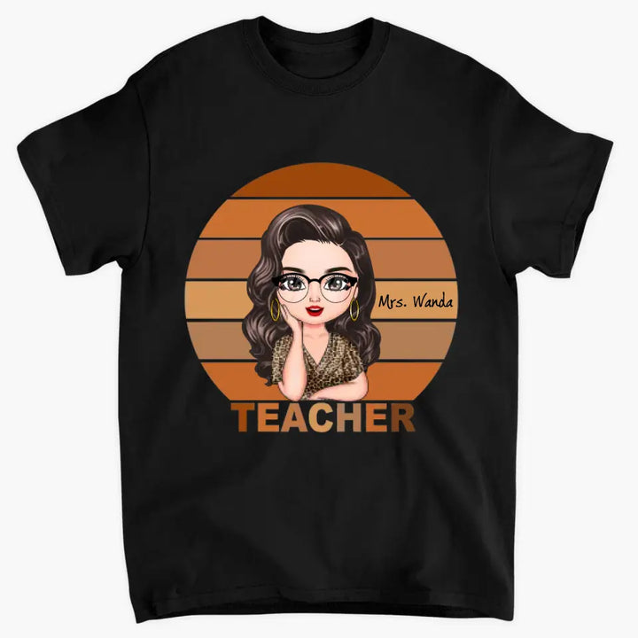 Teacher Life - Personalized Custom T-shirt - Teacher's Day, Appreciation Gift For Teacher