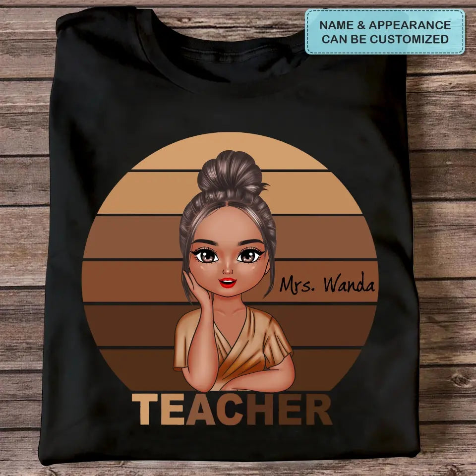 Teacher Life - Personalized Custom T-shirt - Teacher's Day, Appreciation Gift For Teacher