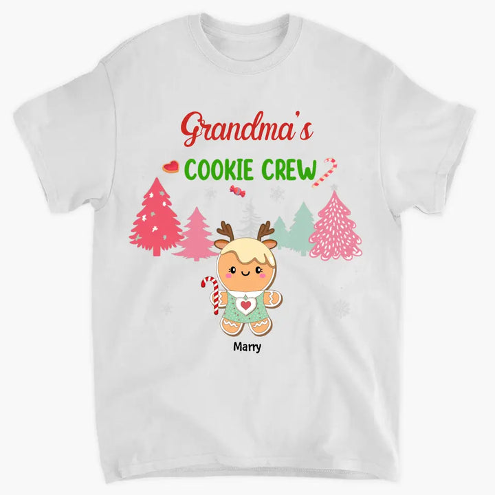 Grandma's Cookies Crew - Personalized Custom Youth T-shirt - Mother's Day Gift For Grandma, Mom, Family Members