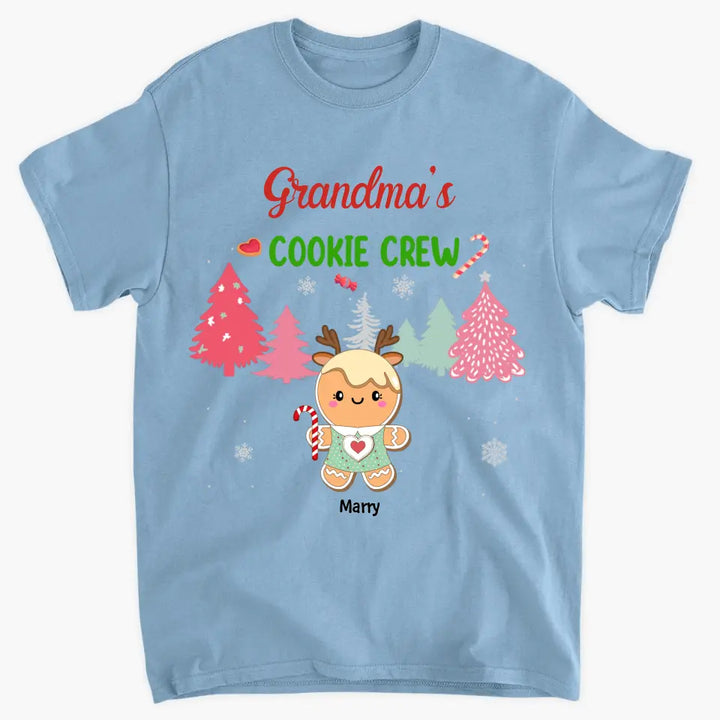 Grandma's Cookies Crew - Personalized Custom Youth T-shirt - Mother's Day Gift For Grandma, Mom, Family Members