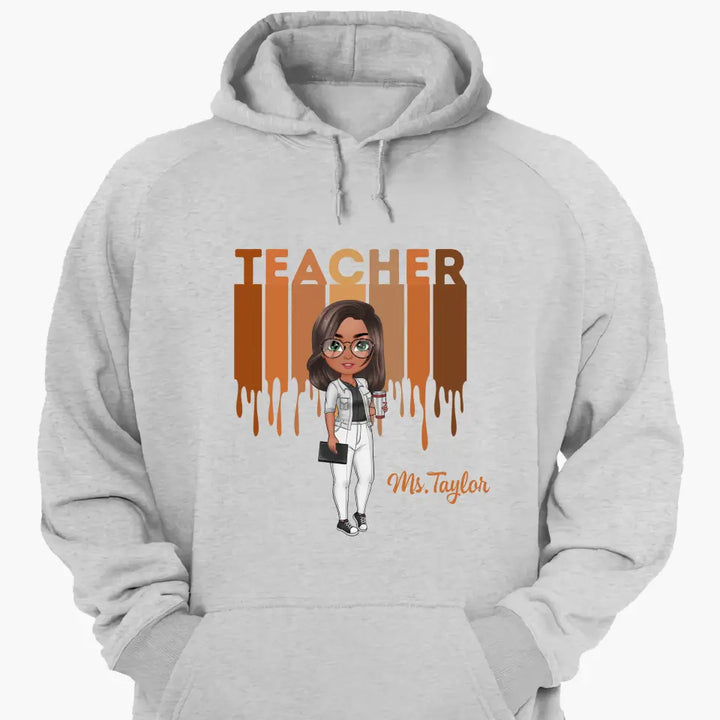 Personalized Custom T-shirt - Teacher's Day, Appreciation Gift For Teacher - Love Teacher Life