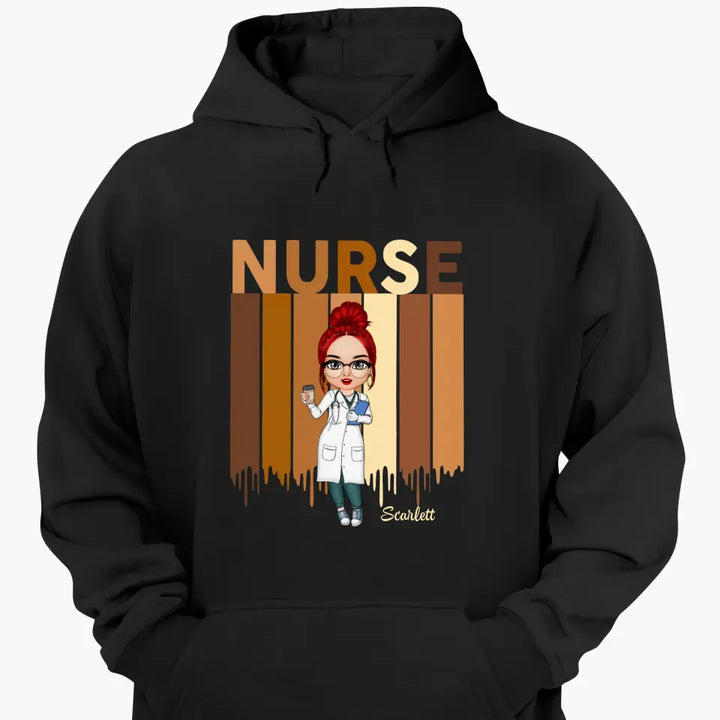 Proud Nurse - Personalized Custom T-shirt - Nurse's Day, Appreciation Gift For Nurse
