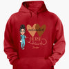 Melanated Nurse Love - Personalized Custom T-shirt - Nurse&#39;s Day, Appreciation Gift For Nurse