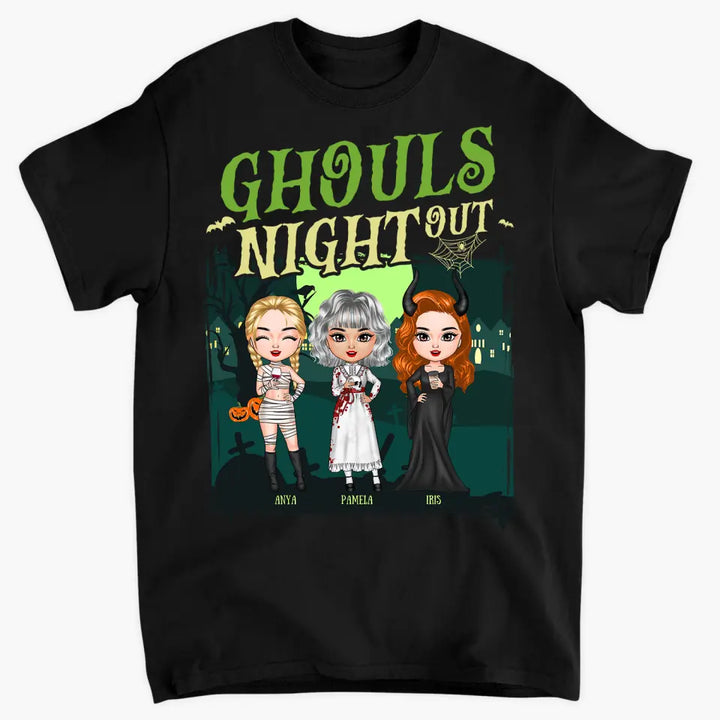 Ghouls Night Out - Personalized Custom T-shirt - Halloween Gift For Friend, Bestie