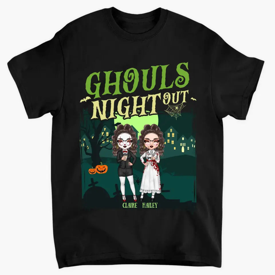 Ghouls Night Out - Personalized Custom T-shirt - Halloween Gift For Friend, Bestie