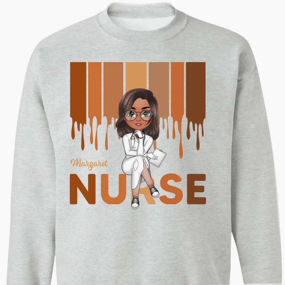 Personalized Custom T-shirt - Nurse's Day, Appreciation Gift For Nurse - Love Nurse Life V2