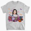 Nurse Spooky Season Witch - Personalized Custom T-shirt - Halloween, Nurse&#39;s Day, Appreciation Gift For Nurse