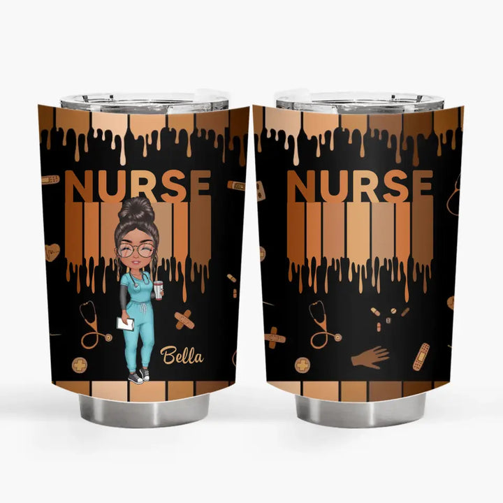 Love Nurse Life - Personalized Custom Tumbler - Gift For Nurse