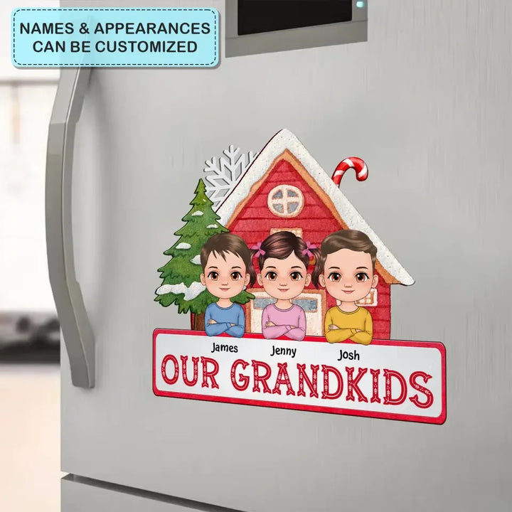 Our Grandkids - Personalized Custom Decal - Christmas Gift For Grandma, Mom, Family Members