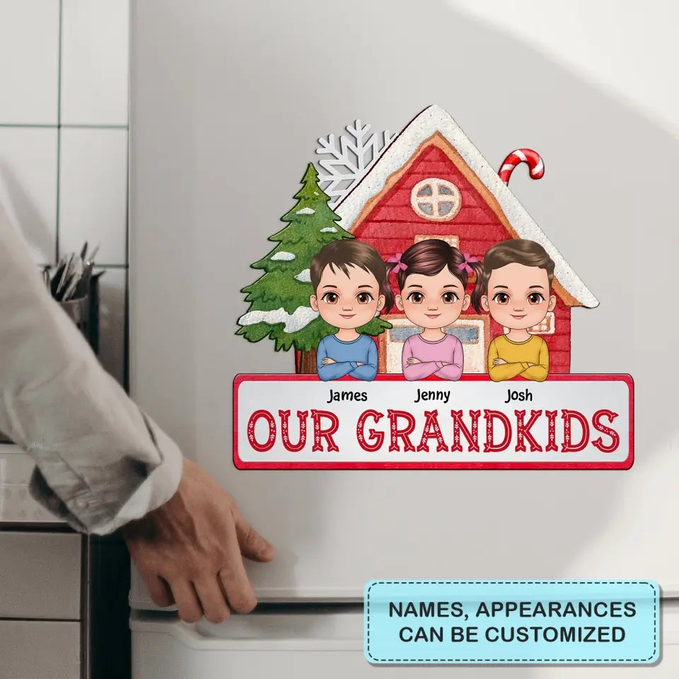 Our Grandkids - Personalized Custom Decal - Christmas Gift For Grandma, Mom, Family Members