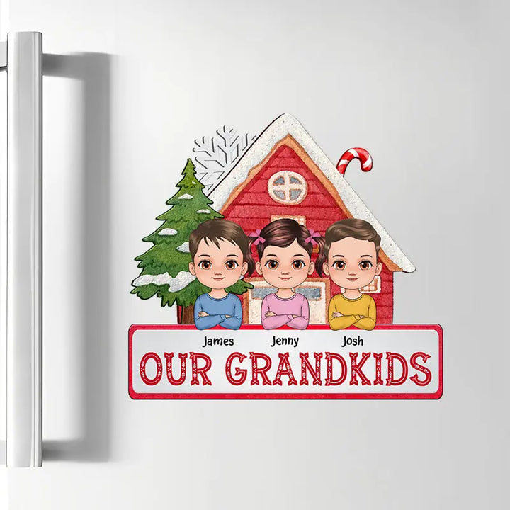 Our Grandkids - Personalized Custom Decal - Christmas Gift For Grandma, Mom, Family Members