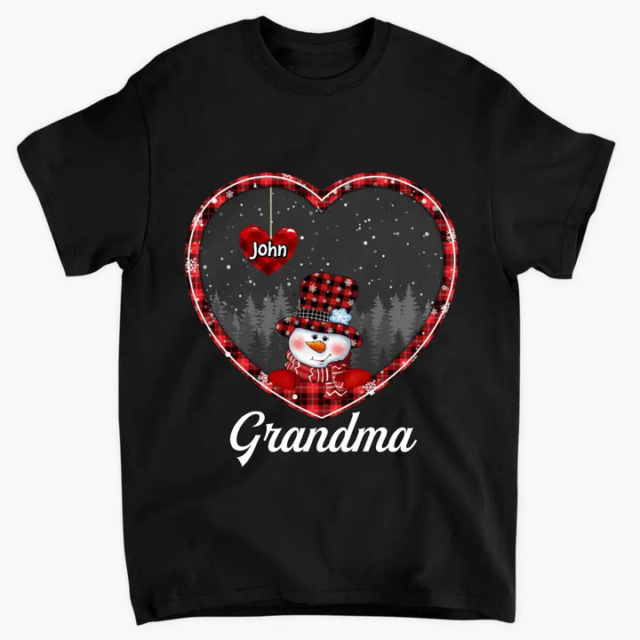 Nana's Little Heart - Personalized Custom Sweatshirt - Christmas Gift For Grandma, Mom, Family Members