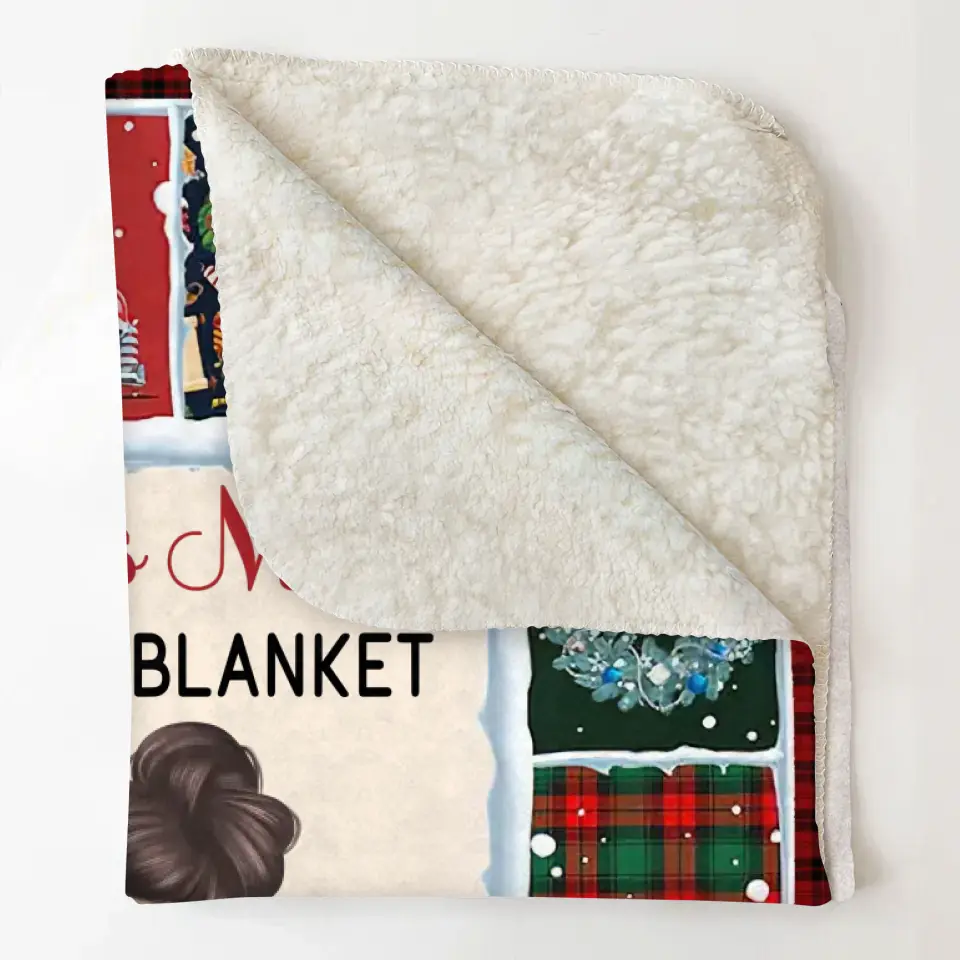 Christmas Movie Watching Blanket - Personalized Custom Blanket - Christmas Gift For Couple, Husband, Wife, Boyfriend, Girlfriend