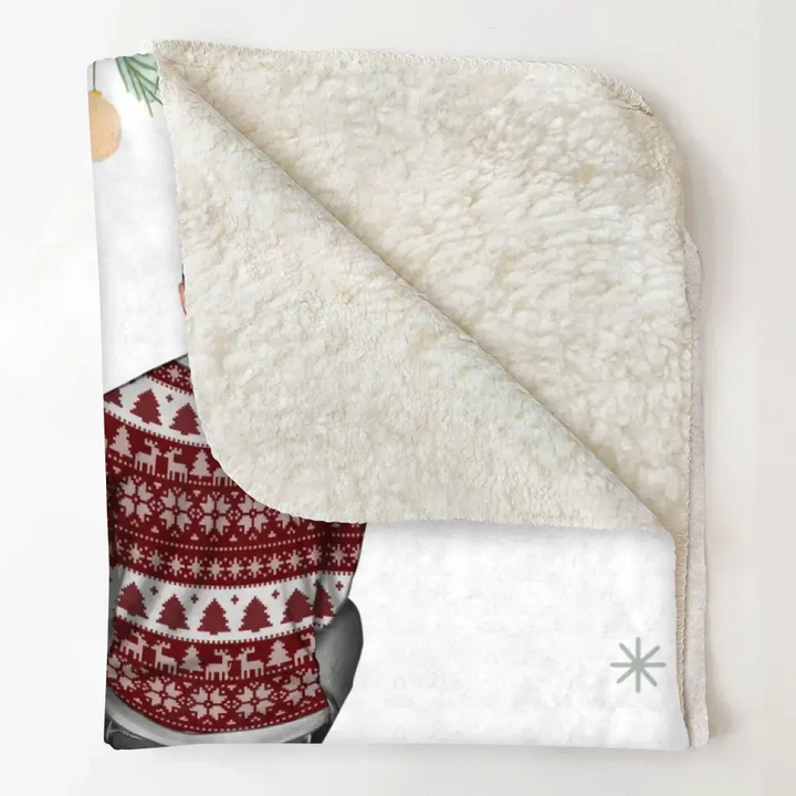 Mom We Love You - Personalized Custom Blanket - Christmas Gift For Mom
