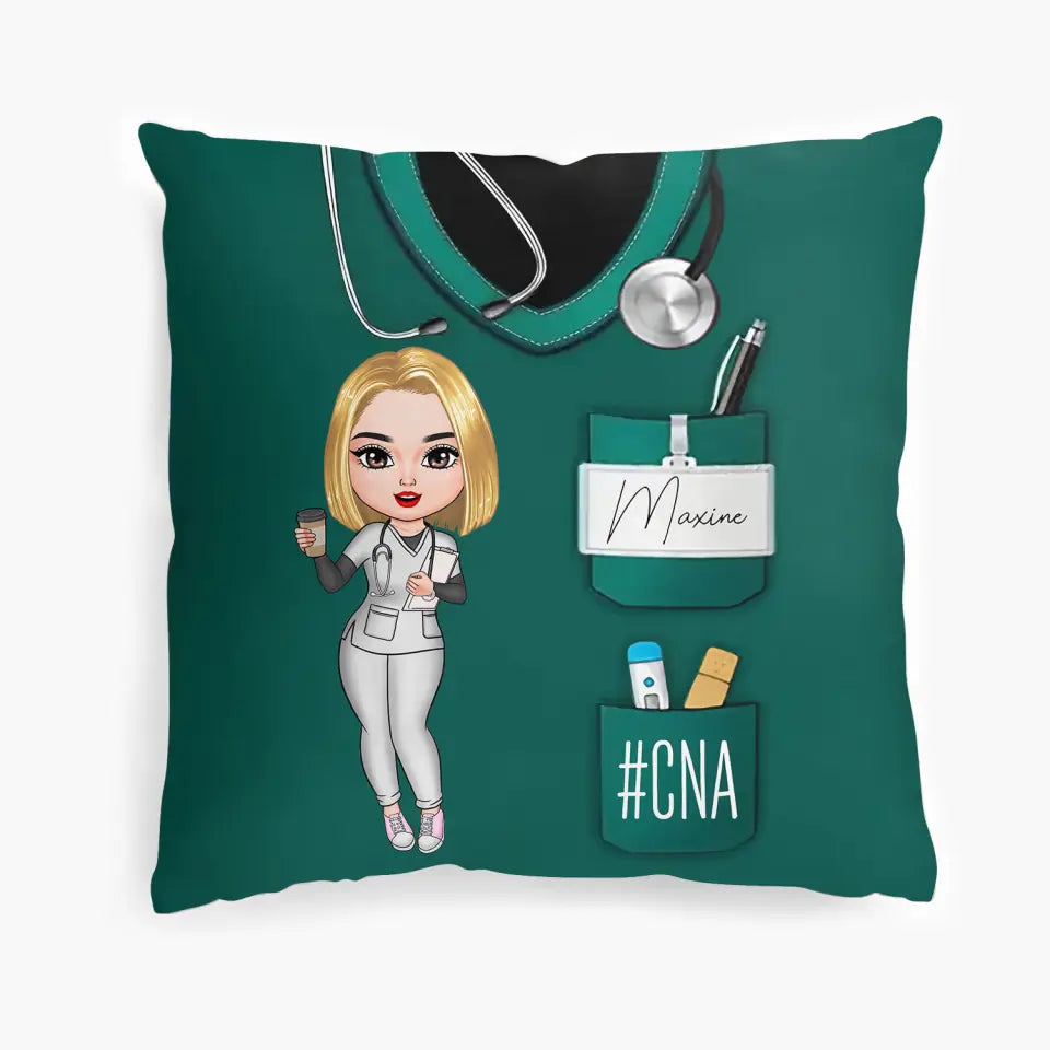 Nurse Life Pretty Doll - Personalized Custom Pillowcase - Nurse's Day, Appreciation Gift For Nurse
