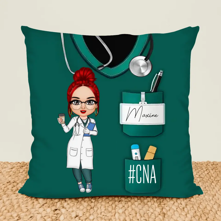 Nurse Life Pretty Doll - Personalized Custom Pillowcase - Nurse's Day, Appreciation Gift For Nurse